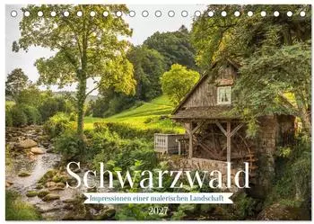 Calvendo Schwarzwald Tischkalender 2027 DIN A5 quer