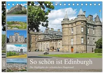 Calvendo &bdquo;So sch&ouml;n ist Edinburgh" Tischkalender 2027 DIN A5 quer