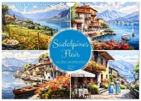 S&uuml;dalpines Flair - Seen, Berge und Fantasiest&auml;dte (Wandkalender 2027 DIN A4...