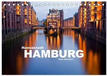 Calvendo Tischkalender 2027 "Hansestadt Hamburg" DIN A5 quer