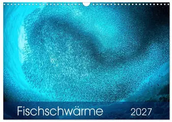Calvendo Fischschw&auml;rme Wandkalender 2027 DIN A3 quer