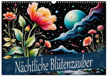Calvendo N&auml;chtliche Bl&uuml;tenzauber Wandkalender 2027, DIN A3 quer