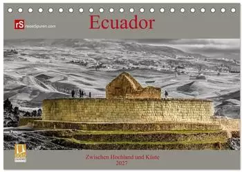Calvendo Tischkalender 2027 "Ecuador &ndash; Zwischen Hochland und K&uuml;ste" DIN A5 quer
