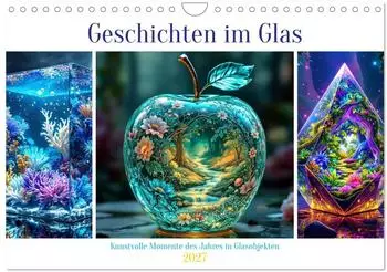 Calvendo Geschichten im Glas Wandkalender 2027 DIN A4 quer