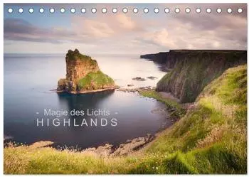 Calvendo Magie des Lichts HIGHLANDS Tischkalender 2027 DIN A5 quer
