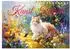 Calvendo Kunst Katzen Tischkalender 2027 DIN A5 quer