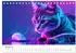 Calvendo Kunst Katzen Tischkalender 2027 DIN A5 quer