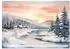 Calvendo Aquarellträume am See Tischkalender 2027 DIN A5 quer