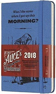 Moleskine 12 Monate Alice im Wunderland Wochenkalender Hardcover A6 2018