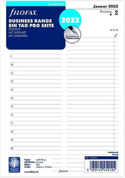 Filofax Kalendereinlage A5 2022 (22-68546)