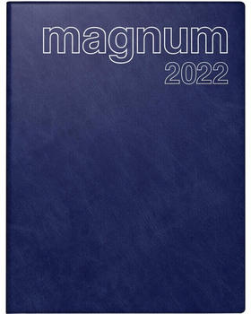 Brunnen Papier GmbH Brunnen Buchkalender 2022 Modell magnum Schaumfolien-Einband Catana dunkelblau (7027042381)