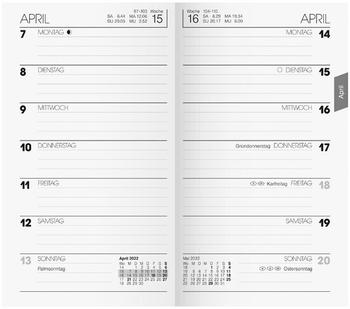 Brunnen Papier GmbH Brunnen Ersatzkalendarium 758 8,7x15,3cm 2022