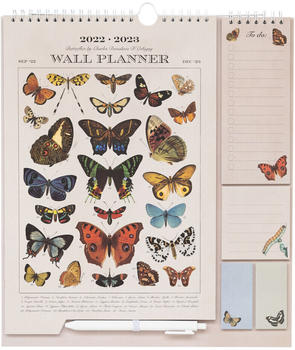 Erik Planner 2022/2023 16 Months Butterflies by Charles Dessalines