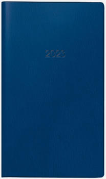 Brunnen Taschenkalender 753 8,7x15,3cm Kunststoff dunkelblau 2023 (1075328303)