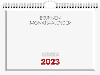 Brunnen Monatskalender Modell 701 A4 quer 2023 (1070146003)