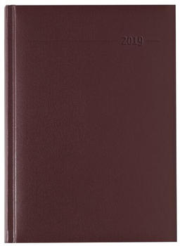 Alpha Edition Buchkalender A5 15x21cm bordeaux (102725)