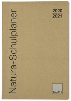 TimeTEX Natura-Schulplaner A5-Plus 2023/2024 braun