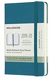 Moleskine 18 Monate Wochen-Notizkalender 2019/2020 Hardcover Pocket magnetgrün
