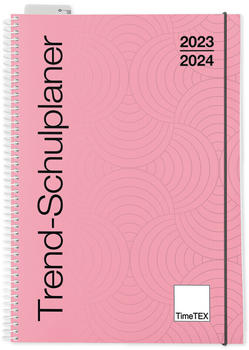 TimeTEX Trend-Schulplaner A4 2023/2024 flamingo