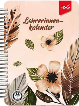 FLVG Lehrerinnenkalender A5 2023/2024 Blume Feder