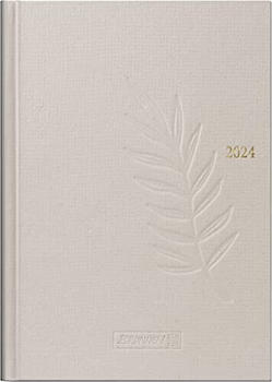 Brunnen Buchkalender 796 2024 A5 Naturkarton-Einband hanf (1079667014)