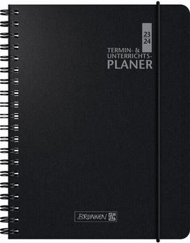 Brunnen Termin-/Unterrichtsplaner 2023/2024 A5 17 x 24cm schwarz (1075961904)