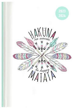 Neumann Verlage Collegetimer Hakuna Matata 2023/2024 A5 Weekly 15x21cm