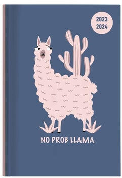 Neumann Verlage Collegetimer Llama 2023/2024 A6 10x15cm Lama