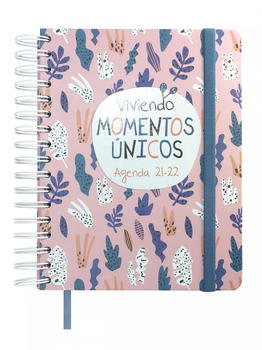 Finocam Agenda 16 Months 2021-22 Vitae Pink