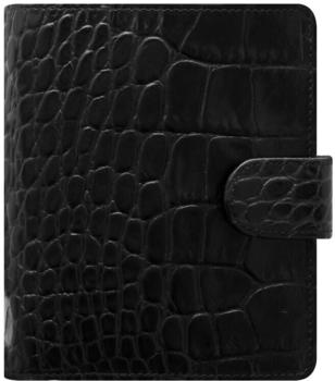 Filofax Classic Croc Organizer Pocket Ebony