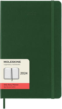Moleskine Tageskalender 2024 Klassik Large Hardcover Myrtengrün