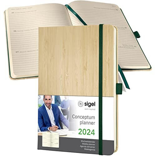 sigel Conceptum 2024 A5 Nature Edition HC bamboo (C2474)