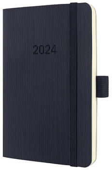 sigel Wochennotiz-Kalender Conceptum 2024 A6 Softcover black (C2425)