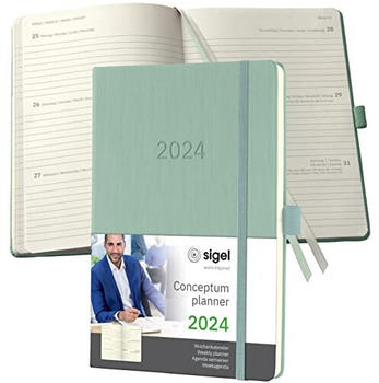 sigel Conceptum 2024 A5 Hardcover mint green (C2472)