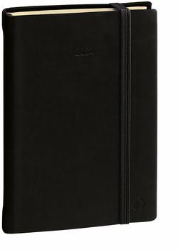 Quo Vadis Daily 24 16x24cm Silk schwarz 2024 (377011Q)