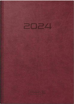 Brunnen Buchkalender 2024 Modell 795 14,5x20,6cm Kunstleder-Einband braun (1079567014)