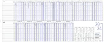 Zettler Urlaubsplaner 993 2024 100x42cm 15 Monate (602235)