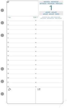 Quo Vadis Timer Kalender 10,5x17,2cm 2024 (18250E)