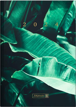 Brunnen Buchkalender 795 A5 Grafic-Einband Tropical Palm 2024 (1079515054)