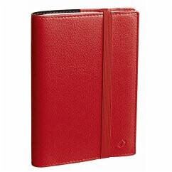 Quo Vadis Time & Life Large 16x24cm zinnoberrot 2024 (615037Q)