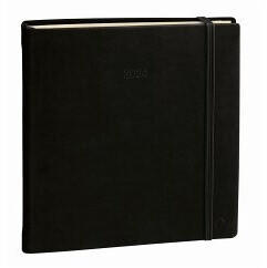 Quo Vadis Executif Prestige 16x16cm Silk schwarz 2024 (905446Q)