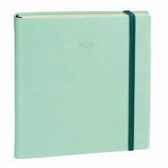 Quo Vadis Executif Prestige 16x16cm Silk seegrün 2024 (905482Q)