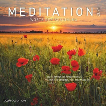 Neumann Verlage Meditation 2024 Broschürenkalender 30x30 cm