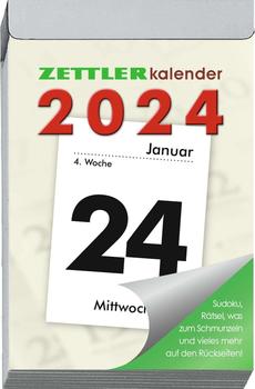 Zettler Tagesabreißkalender 304 L 6,6x9,9cm 2024 (609956)