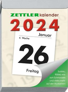 Zettler Tagesabreißkalender 305 XL 8,2x10,7cm 2024 (609957)