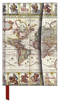 Neumann Verlage Antique Maps 2024 Diary 10x15