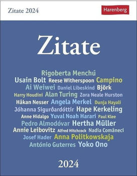 Harenberg Zitate Tagesabreißkalender 2024