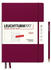 Leuchtturm1917 Kalender & Notizbuch 2024 Composition B5 Hardcover Port Red liniert (367755)