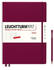 Leuchtturm1917 Kalender & Notizbuch 2024 Master A4+ Hardcover Port Red liniert (367691)