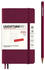 Leuchtturm1917 Kalender & Notizbuch 2024 Pocket A6 Softcover Port Red liniert (367795)
